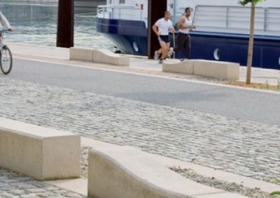 Aménagement des Berges du Rhône à Lyon