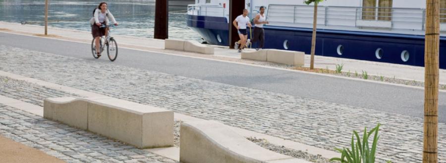 Aménagement des Berges du Rhône à Lyon