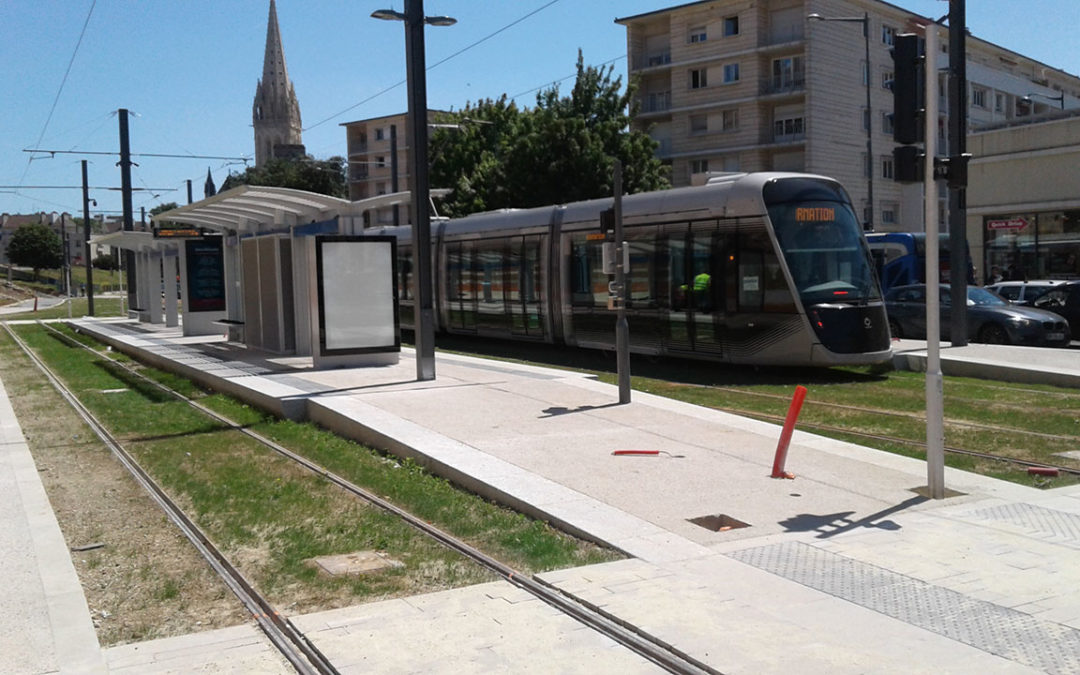 Aménagement urbain du tramway de Caen